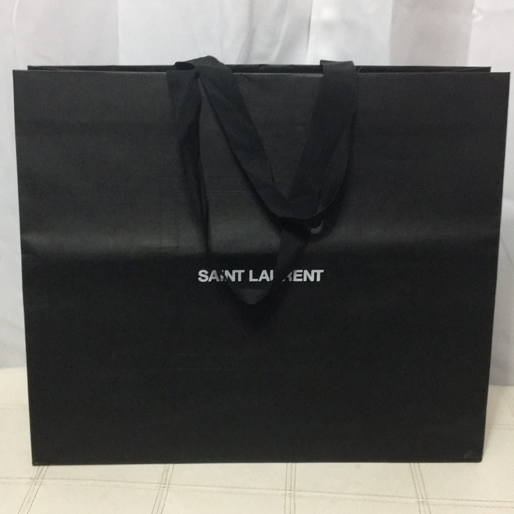 SAINT LAURENT YSL 21x18x8 large shopping bag